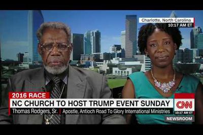 USA : Entire black church in North Carolina endorsing Donald Trump