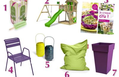 Un mois en couleurs : violet et vert