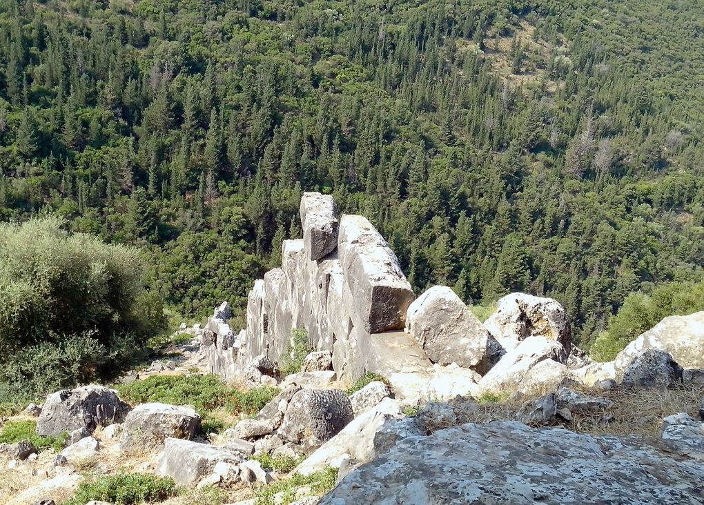 avec Juliette, Renaud, Marie et Jean-Philippe, seconde quinzaine de juillet, Iles ioniennes et golfes de Patras et Corinthe.