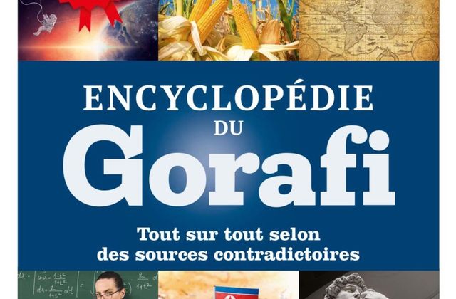 Sortie en librairies de l'Encyclopédie du Gorafi (extraits).