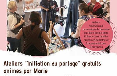 Bébé 19 : ateliers d'initiation au portage