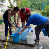 Eau, électricité, essence: à Sloviansk, les Ukrainiens manquent de tout