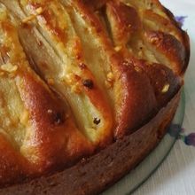 Gâteau moelleux aux poires