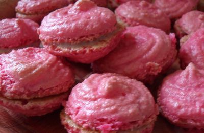 Macarons au coquelicot