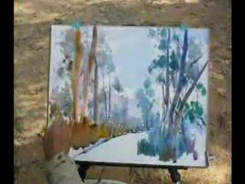 Dessin et peinture - vidéo 267 : Paysage à l'aquarelle.