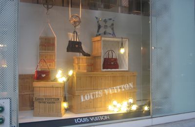 Les vitrines Vuitton à New York