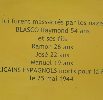 Des victimes civiles : la famille BLASCO