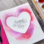 DIY Easy Valentine's Day Card (Minimal supplies required)