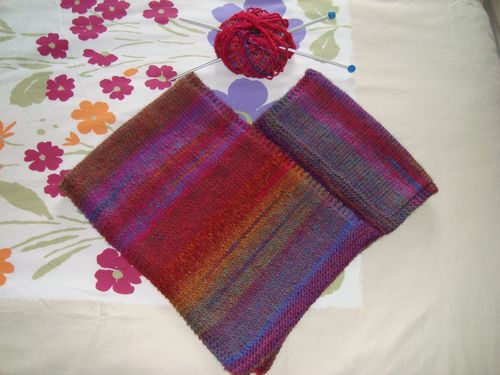 tricot poncho facile fillette