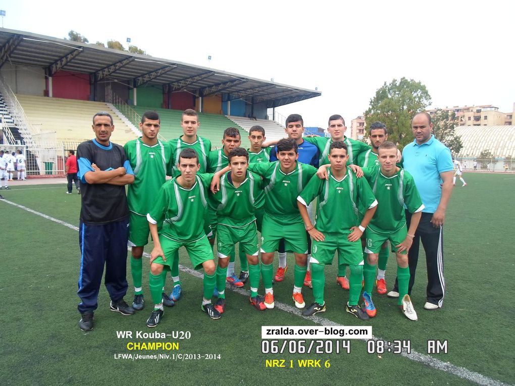 NRZ-Bilans 2013/14: U16 de HADJER Abderrezak champion de groupe LFWA/Jeunes/Niv.1/2013-2014…Encore un titre par HADJER Abderrazak l’entraineur attitré et BOUDINA Kouider vice champion en cadets (U17) 