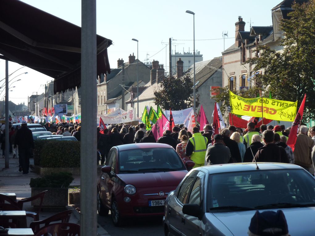 Réforme des retraites, le mouvement social sans précédent à Montargis: le 25 mai, les 7 et 23 septembre, les 2,12 et 16 octobre 2010