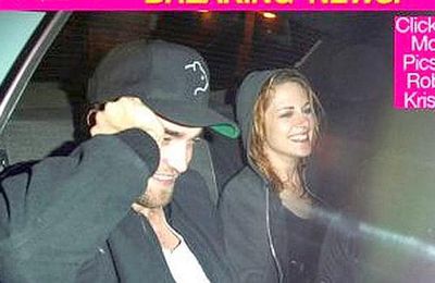 Kristen Stewart y Robert Pattinson sorprendidos enamorados en Los Angeles (foto)