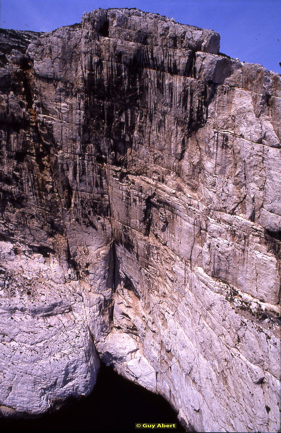 Calanques Canceou abert photo topo escalade