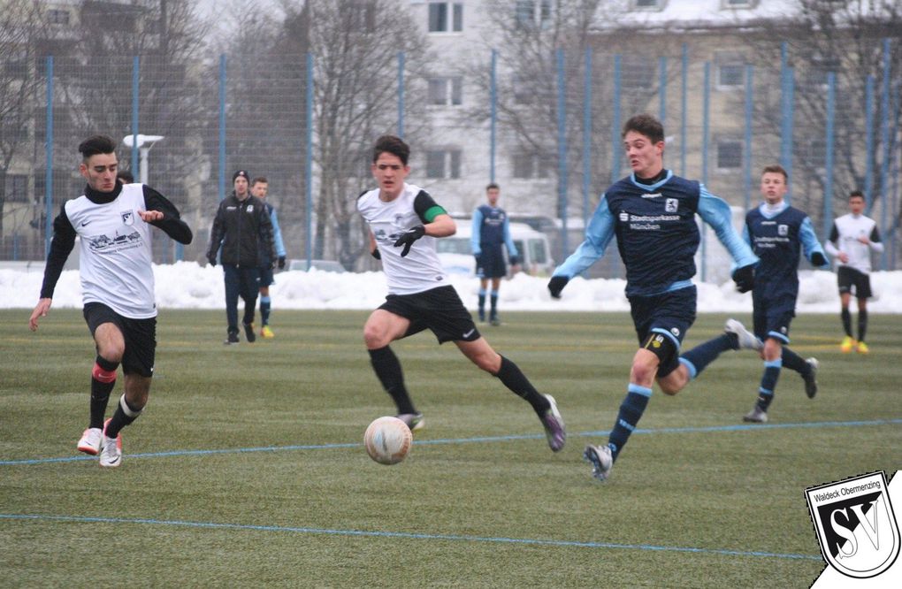 Am 18. Februar traf die das BOL Team der Waldecker U17 in einem Testspiel auf den TSV 1860 München. Die U17 Junioren der Münchner Löwen, die normalerweise in der Juniorenbundesliga auf den VfB Stuttgart, Hoffenheim oder den FC Bayern treffen, verl