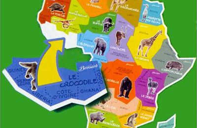 Carte de l'Afrique - Savane de Brossard