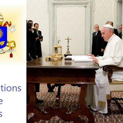 le Pape François  revient sur les débuts du christianisme  en Europe