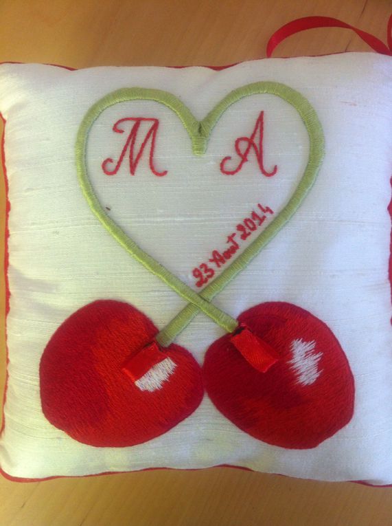 Coussin d'alliances: la Gourmandise