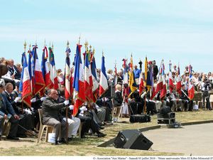 03 juillet 2010 - cérémonie du 70ème anniversaire de la tragédie maritime de Mers-el-Kébir au mémorial national des marins morts pour la France de la Pointe Saint Mathieu