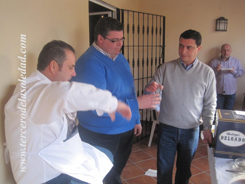 Bautizos de hermanos celebrados el ábado de Tentaciones 2013 a mediodía en el cuartel del III Grupo de Maria Stma. de la Soledad - Paz, conciencia y bondad.