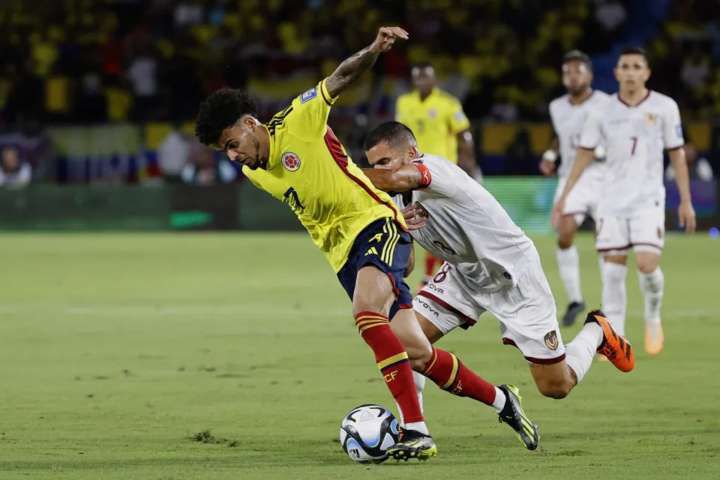 Colombia vence a Venezuela con gol de Rafael Santos Borré y arranca con pie derecho eliminatoria sudamericana