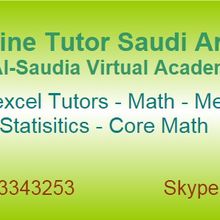 Expert Online Math Tutors Saudi Arabia