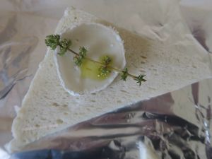 Salade toasts de chèvre chauds, jambon cru, tomates cerises et noix 