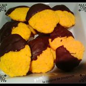 Biscuits safran et chocolat au thermomix ou sans - La cuisine de poupoule