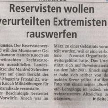 Reservisten wollen Rechtsextremisten rauswerfen