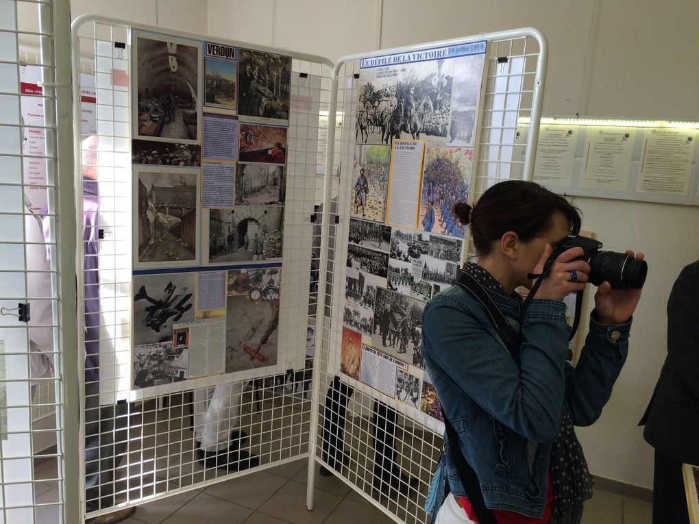 Quelques vues de l'Exposition installée dans l'ancien Presbytère