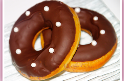 donuts - glaçage au chocolat !!!