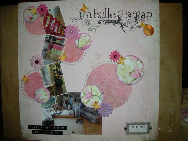 Réalisations faites pour le challenge bulle2scrap