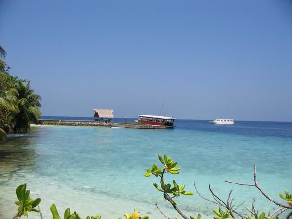 Fihalhohi, une ile des Maldives