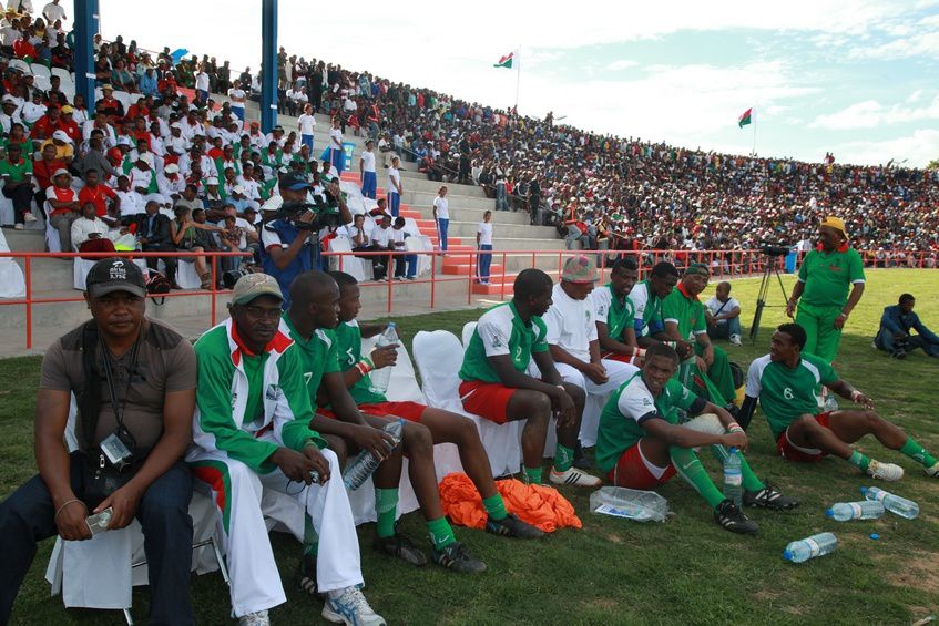 Inauguration du Kianja (Stade) Makis de Madagascar, à Andohatapenaka, par le Président Andry Rajoelina. 3ème partie. Photos: Harilala Randrianarison