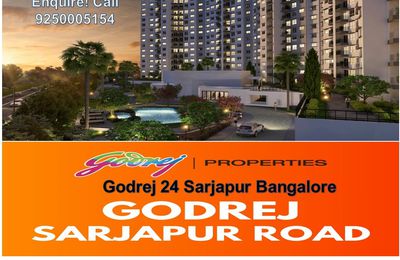 New Launch 2,3BHK Apartments - Godrej 24 Sarjapur Road Bangalore