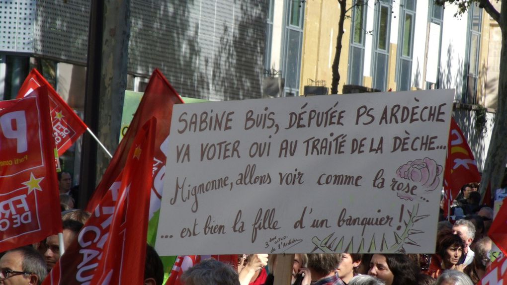 Paris - Non au Traité d'austérité - septembre 2012