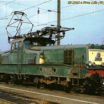 Locomotive électrique BB 12063 à Fives-Lille (59)