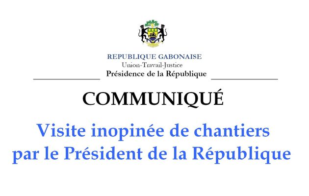 PRÉSIDENCE DE LA RÉPUBLIQUE : COMMUNIQUÉ DE PRESSE