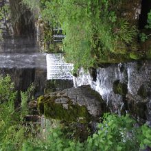 cascade du herisson et lac de bonlieu