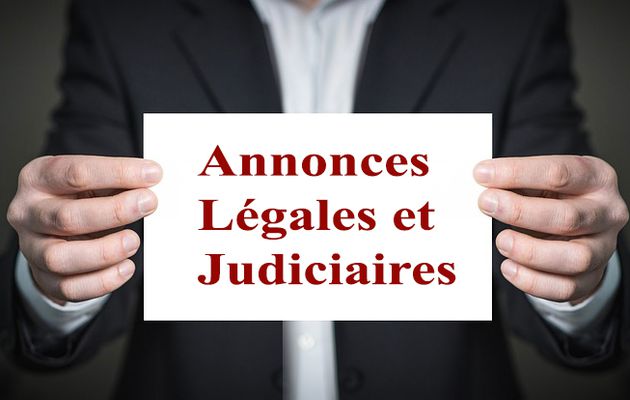 Annonces légales et judiciaires en ligne 