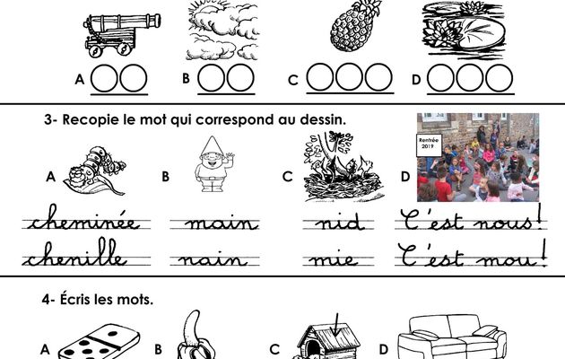 révisions de sons CP pendant le confinement dû au Covid19, 4- le son [n]