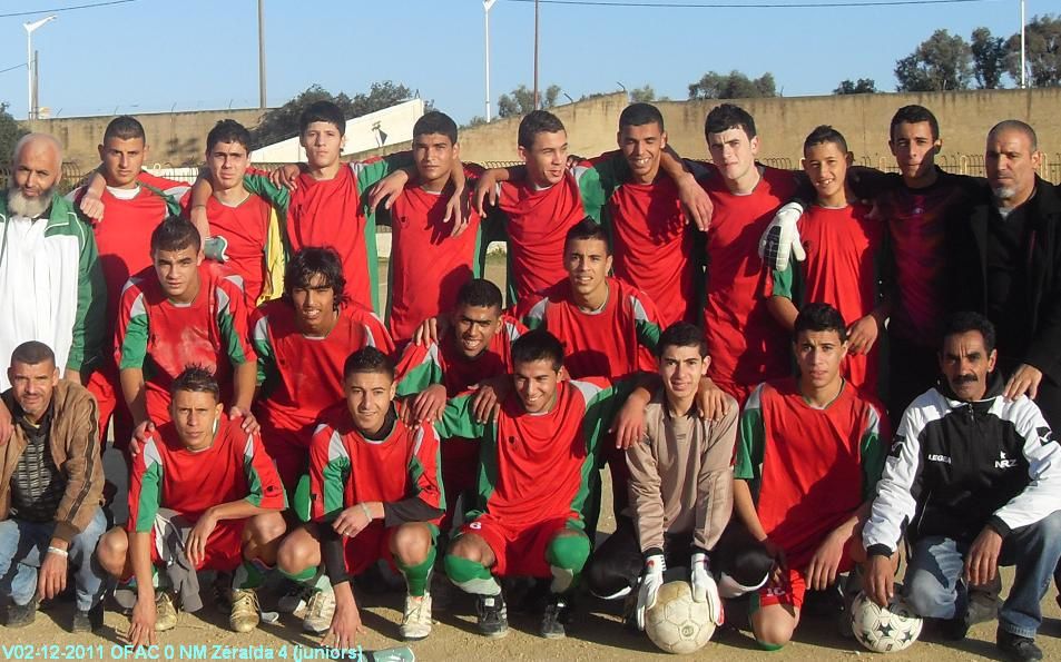 Photos des rencontres jeunes entre le NM Zéralda et AS Tagarins-Télemly et OFAC (aller et retour)