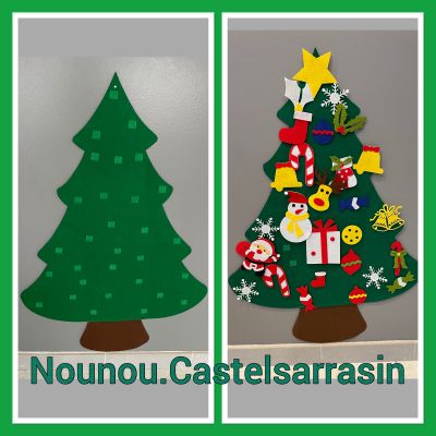 Sapin feutrine à decorer