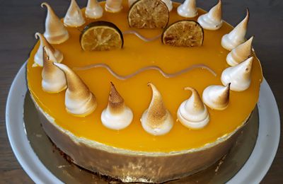 Entremet chocolat blanc-Insert citron