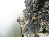 Un passage assez déversant le long de la falaise.