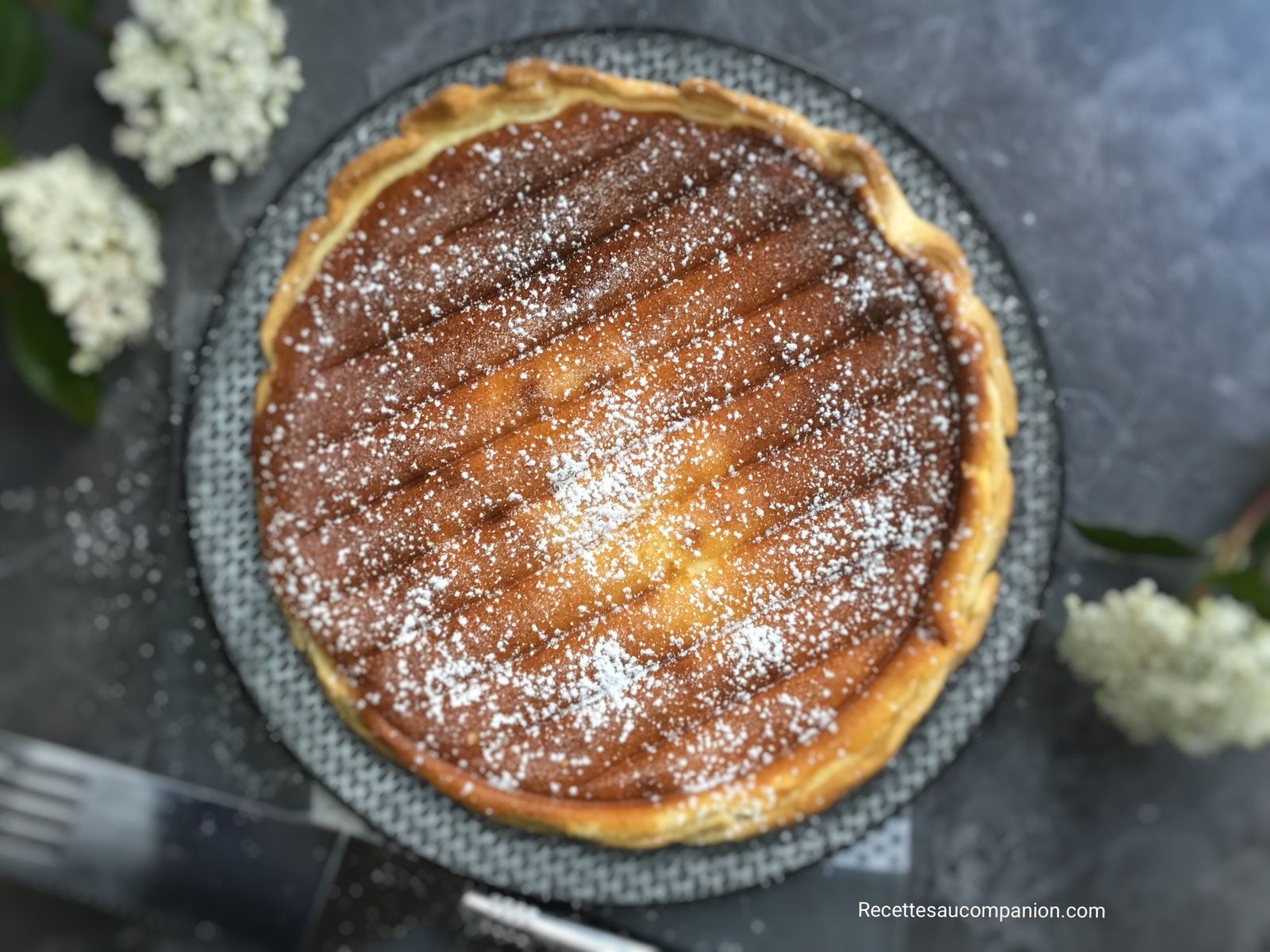 Tarte Au Fromage Blanc A La Vanille D Herve Cuisine Au Companion Thermomix Ou Sans Robot Les Recettes De Sandrine Au Companion Ou Pas