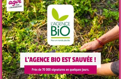 Victoire, l'agence BIO est sauvée !