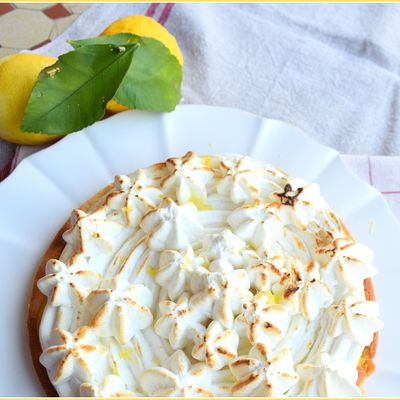 Tarte soufflée au citron...d'après une recette du Chef Alain Ducasse