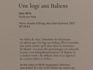 HUYSMANS critique d'art à ORSAY