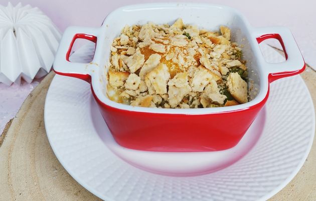 CRUMBLE DE POIREAUX COCOTTE