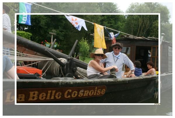 Belle journée  Chatillonaise sur la Caravane de Loire 2008.
premier bivouac après le départ de Montargis...